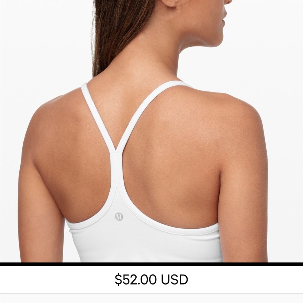 🖤Lululemon White Tank Top size 4